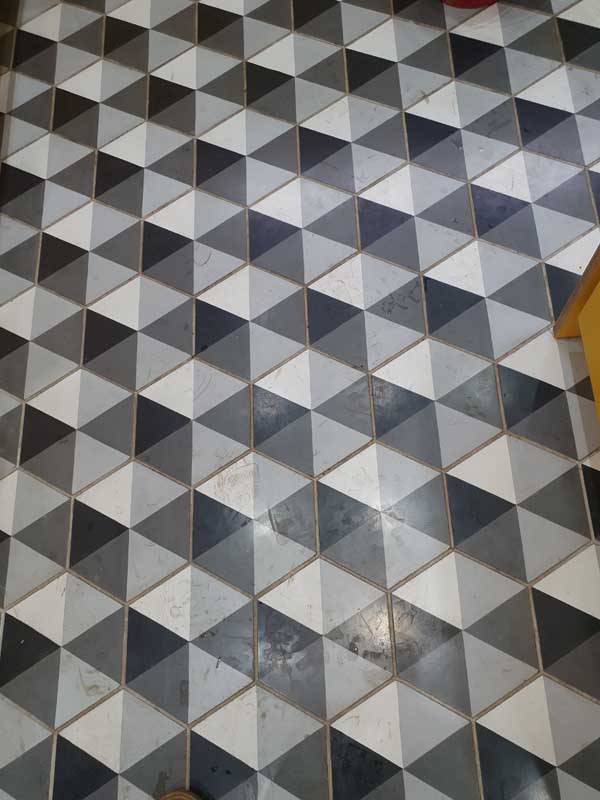Tiled Floor Cleaning - Before Tiled Floor Cleaning - Before