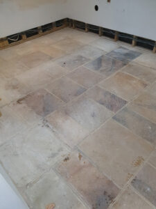 Refinishing sandstone tiles Hertfordshire