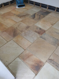 Restoring sandstone tiles Hertfordshire